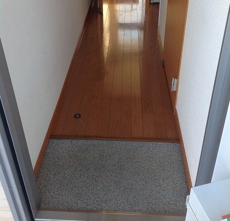 レオパレスシンシアの玄関