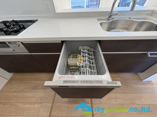 藤沢市羽鳥５丁目 ２号棟のキッチン|食器洗乾燥機