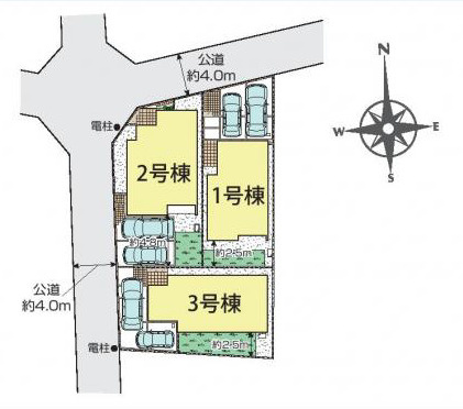 藤沢市羽鳥５丁目 ２号棟の区画図