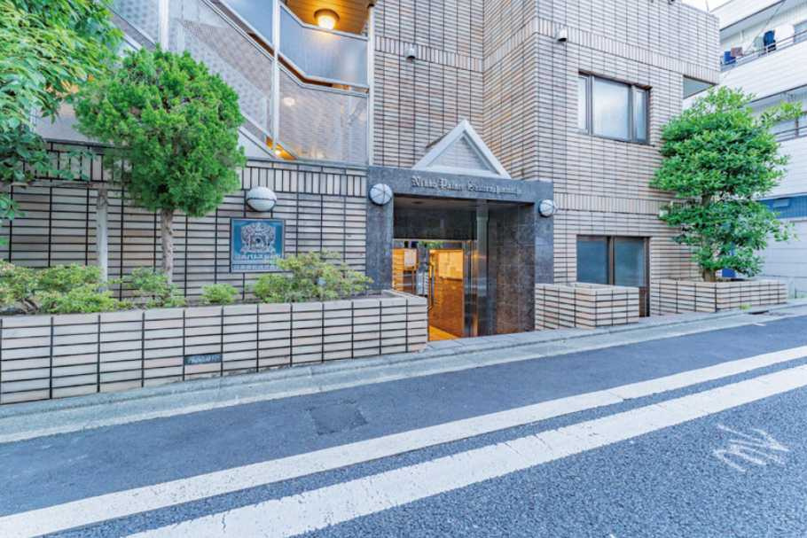 日興パレス桜新町　礼金０　システムキッチン　学生さんオススメのエントランス