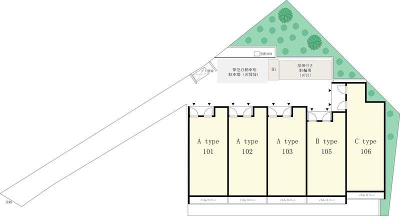 リブリ・小岩 の区画図