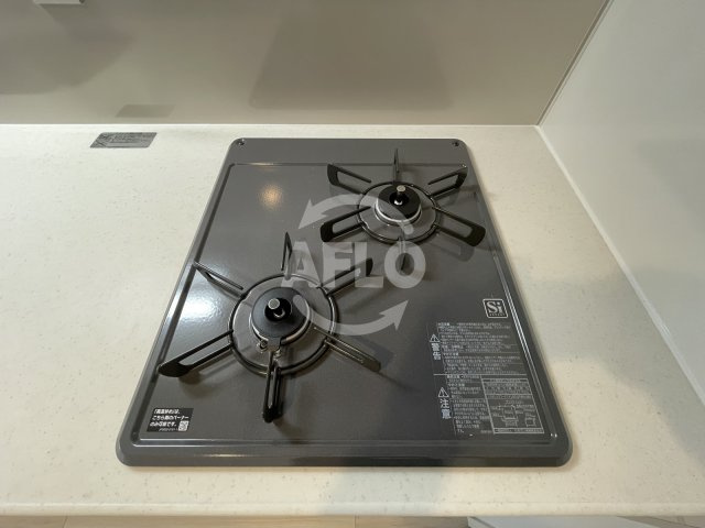 コンフォリア・リヴ南森町Qのキッチン|コンフォリア・リヴ南森町Q　ガスコンロ