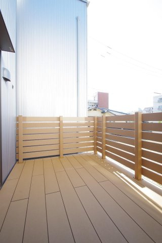 熊本市中央区水前寺４丁目の一戸建てのバルコニー