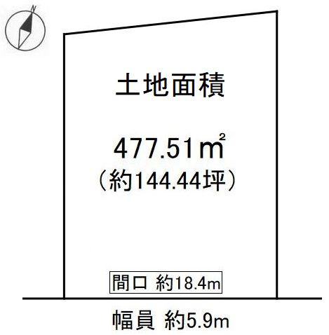 半田市柊町3丁目の土地図