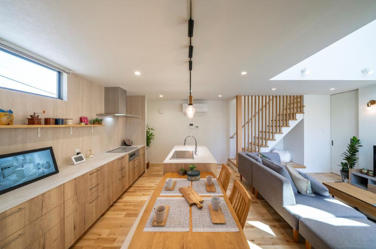 阿久比町大字宮津　エコタウン宮津E-8区画のキッチン|（2025.5撮影）
※掲載の家具・小物等は含まれておりません。写真はイメージです。