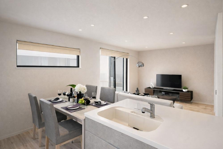 阿久比町大字宮津　エコタウン宮津E-12区画の居間・リビング|完成予想図
※掲載の家具・小物等は含まれておりません。写真はイメージです。