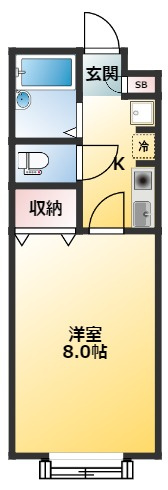 エクセル祐天寺の間取り