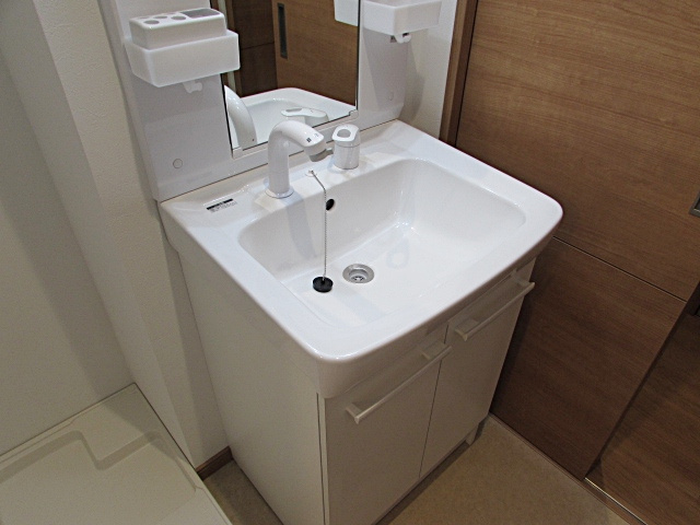 ナウハウス山本の洗面所|忙しい朝には欠かせない洗面所です