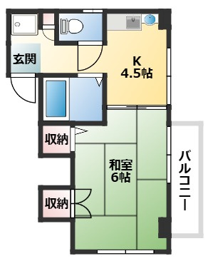 堀内ハイツの間取り
