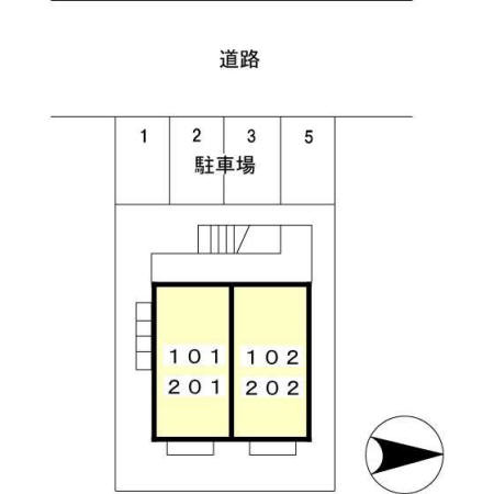 ルミエール柳の区画図