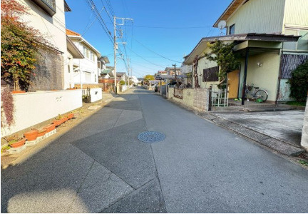 野田市日の出町3期　売地　56坪の前面道路含む現地写真