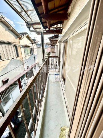 ももたろうハウスのバルコニー