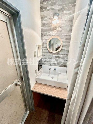 ももたろうハウスの洗面所