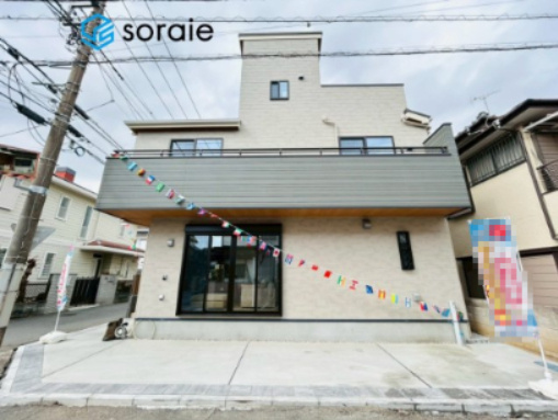 所沢市狭山ヶ丘2丁目　全1棟　新築戸建の外観|2/24　撮影