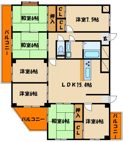 マノワールINOの間取り