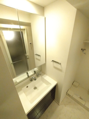 【洗面所】 | ハーモニーレジデンス両国テラス | 朝の身支度には欠かせない独立洗面化粧台