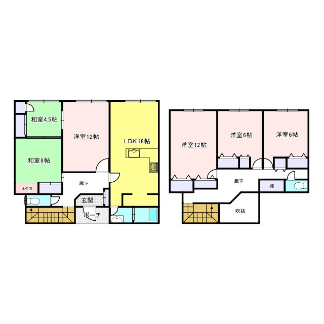 小川町東小川6丁目　中古戸建の間取り
