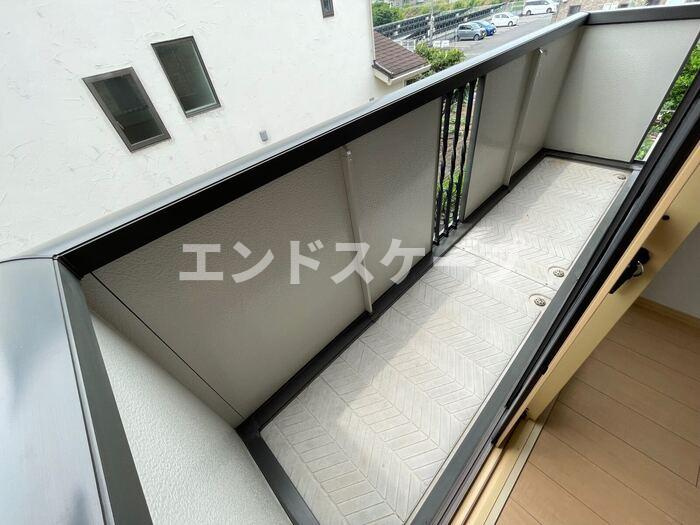 ヴィラ南雲Bのバルコニー|高崎、前橋エリアのお部屋探しはエンドスケープまで！お客様の理想お聞かせ下さい♪