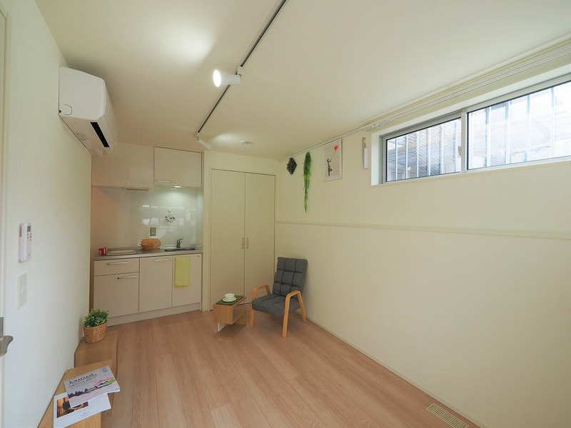 中野区野方１丁目のアパートのキッチン