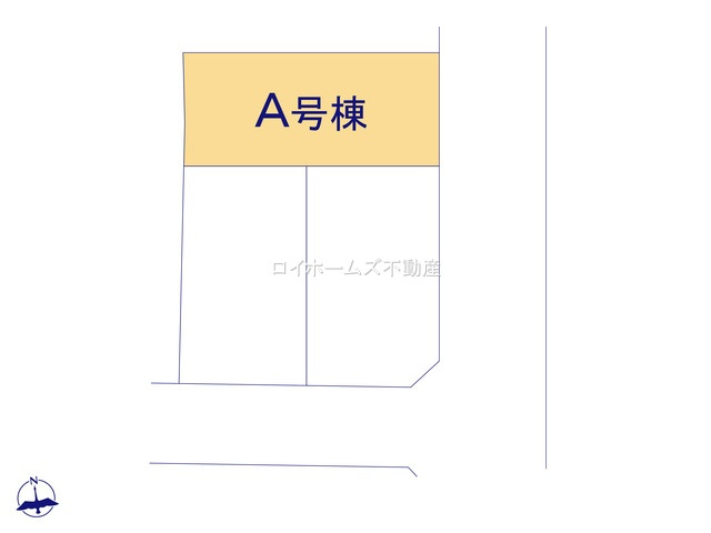 【区画図】 | 一宮市三ツ井５丁目7-6『仲介料無料』新築戸建て | A号棟