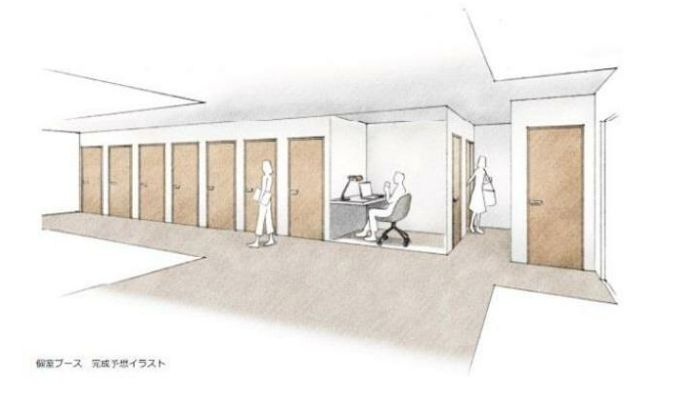 パークアクシス新宿百人町のエントランス