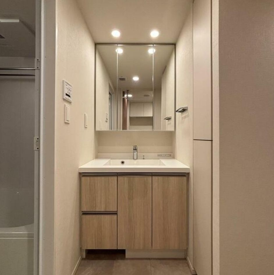 パークアクシス新宿百人町の独立洗面台