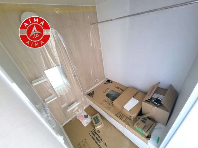糟屋郡志免町志免1丁目第4-1棟（1号棟）の浴室|1日の疲れを癒してくれる広々バスルーム。雨の日のお洗濯にも大活躍な浴室乾燥機付です！