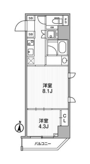 【間取り】 | ラヴィエール錦糸公園