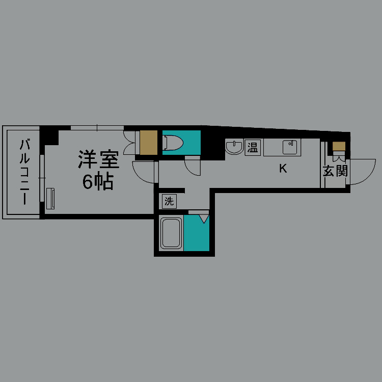 みおつくし東なんばの間取り