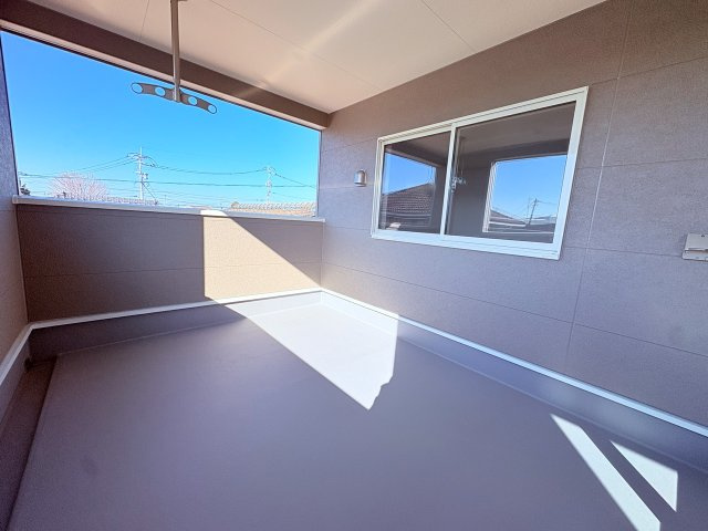 新築建売】筑後市大字下北島のバルコニー