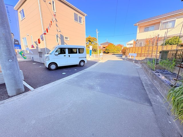 新築建売】筑後市大字下北島の前面道路含む現地写真