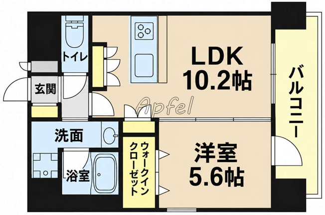 【間取り】 | スプランディッド梅田WEST