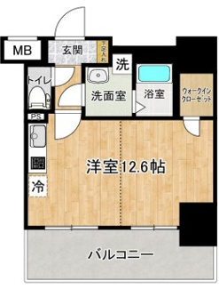 【間取り】 | リヴェールハウス八王子  | 間取りです。