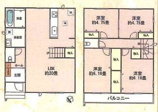 【間取り】 | 越谷市下間久里　新築分譲住宅　全7棟 | C号棟