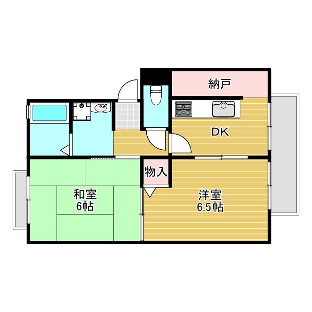 パリス北桜塚の間取り