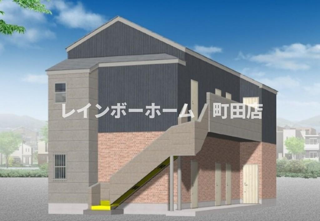 仮)シティハイツ座間1号棟※初期費用分割後払いサービス利用可能物件の外観パース|同施工会社の外観パースイメージ写真