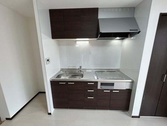 ファーストハイツのキッチン|コンパクトなキッチンで掃除もラクラク