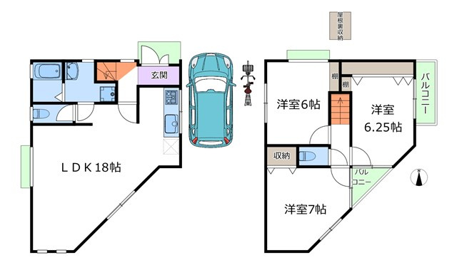【間取り】 | 吹田市山田東1丁目中古戸建 | エイブルにて取扱い可能な住宅ローンは、全部で10種類以上！お客様にピッタリの住宅ローンを当社のFPよりご案内させて頂きます。住宅ローンのご相談だけでも、お気軽にご相談下さいませ。