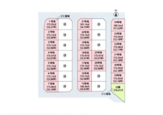【区画図】 | 行永　全３４区画