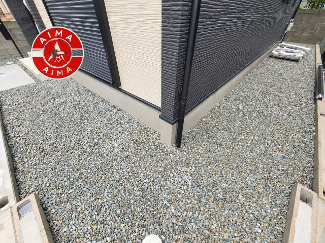 福岡市東区美和台3丁目第2-2棟（1号棟）の外観|お庭で自由な時間を過ごせます。