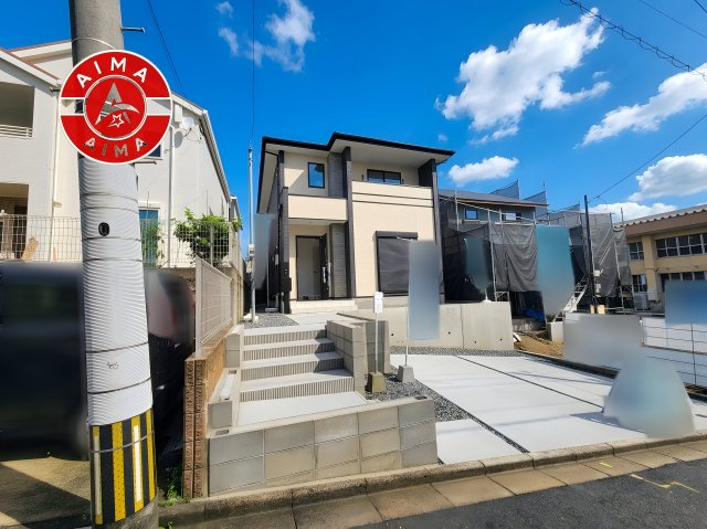 福岡市東区美和台3丁目第2-2棟（1号棟）の前面道路含む現地写真|見学の時間などお気軽にお問い合わせ下さい。