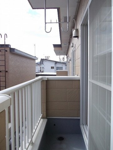 カーサイリーデのバルコニー|陽当たり良好なバルコニーです