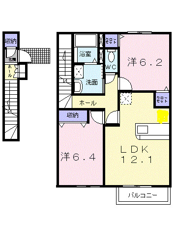 カーサイリーデの間取り