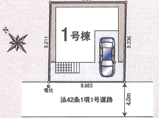 【仲介手数料無料】入間市東藤沢第２９全１棟　入間市の新築住宅なら西武ハウジングの区画図