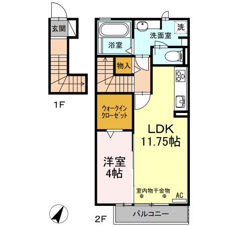 スカイハイツＴＭの間取り