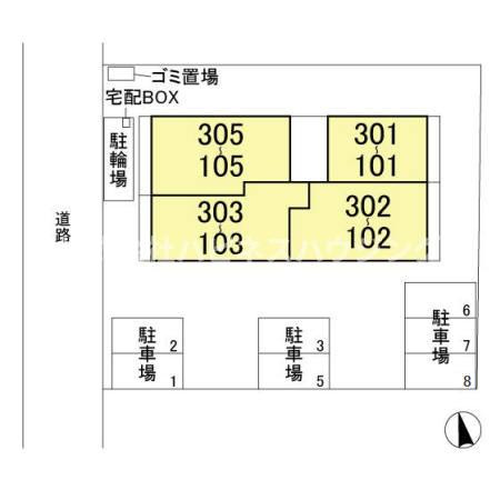 レガーメの区画図