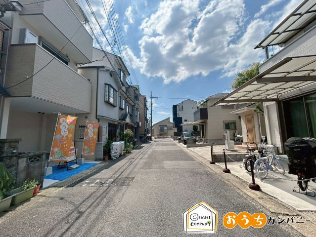 音羽初田町の前面道路含む現地写真|【前道】
R8.6完成！ご内覧可能です！
現地（2026年7月9日）撮影