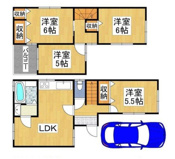 八尾市高砂町二丁目　中古戸建の画像