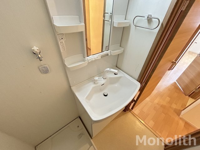 アルミック山荘Aの洗面所