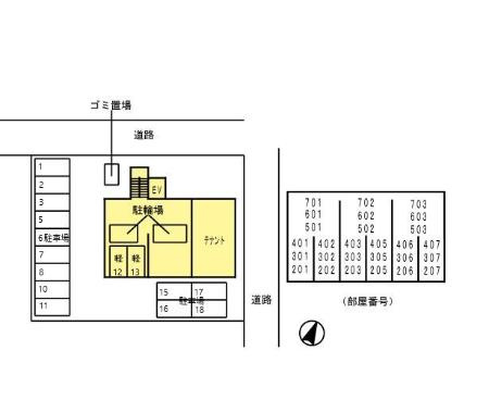 Ｍ・Ｆ・Ｎ Ｅｔｅｒｎｉｔｙの区画図